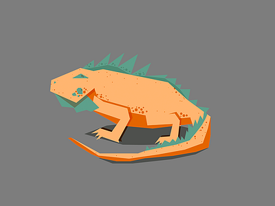 Iguana Test 2d animal iguana illustration lizard vector