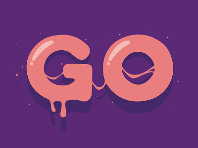 Gooey drip goo goop gross lettering mucus pus sticky typography