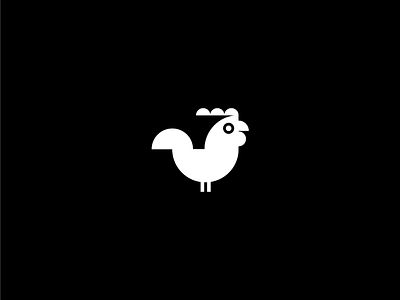Cluck #3 2d animal bird chicken fowl logo rooster