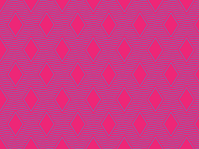 Whoa colorful diamond pattern pink waves wavy