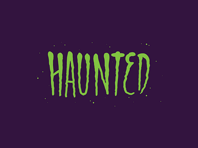 Boo! boo hand drawn haunt haunted lettering scary tattoo type typography