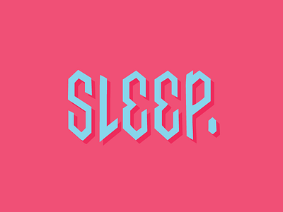 Sleep biker lettering letters sleep tattoo type typography