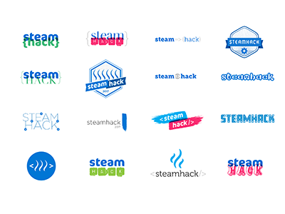 Steamhack Logo Concepts