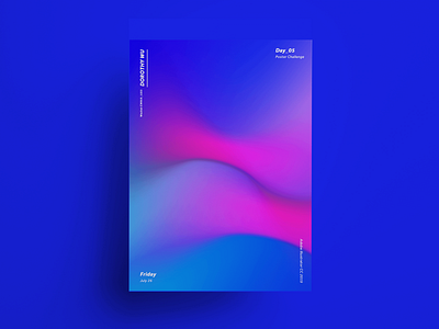 5/100 Daily Poster Challenge gradient poster