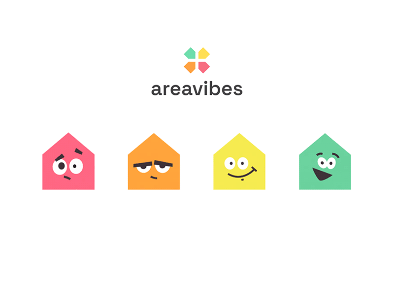 AreaVibes relocation branding by Olena Liakhovska on Dribbble