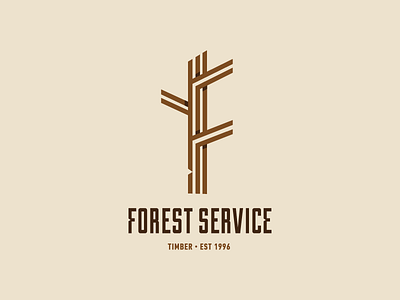 Logo for sawmill "Forest Service"