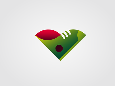 Logo Concept for charitable run branding charity graphic design logo running sport vector