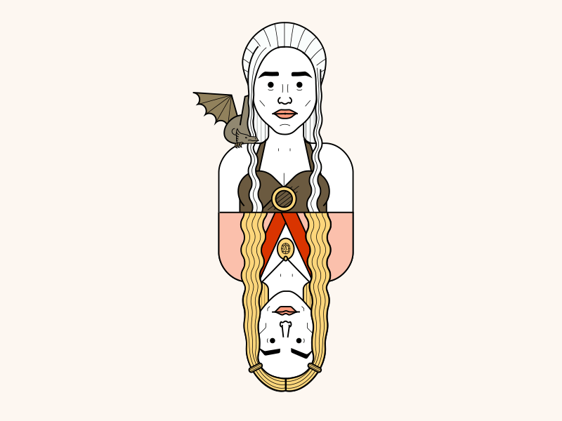 Game of Thrones Daenerys / Cersei Lannister