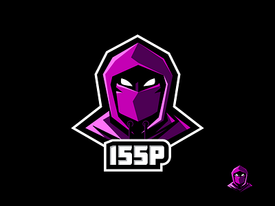 Logo for hackers team '155P' (cybersport) branding cyber security graphic design illustration logo sport vector