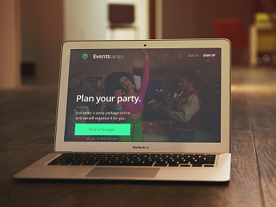 EventsTango - Landing Page 2014 events party pictures plan web