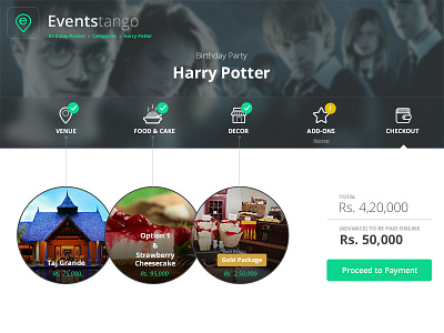 Events Tango - Checkout Summary Page 2014 events party pictures plan web