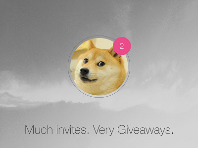 Dribbble Invites - Giveaway doge dribbble giveaway invite wow