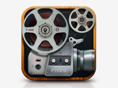 Fivee icon app ver. 01 app camera icon tape