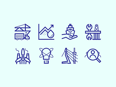 Rotterdam Maritime Capital of Europe Icons icon design icons maritime rotterdam symbols