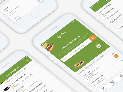 Food ordering app app food ios lists mobile native ordering restaurant search