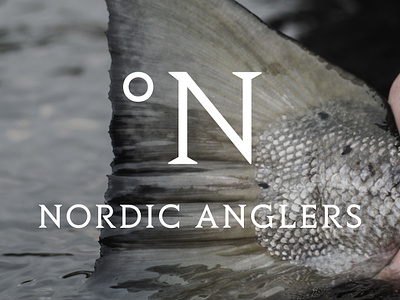 Logo fishing identity logo minimal nordic scandinavian