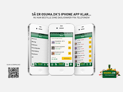 Osuma app promotion app appstore graphics ios iphone promotion qr