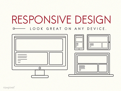 Responsive Design icon illustration responsive responsive design ui wireframes