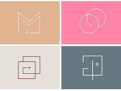 minimal logos set brand identity branding business design design resource free icon illustration logo minimal vector
