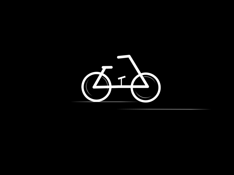 606Realty 2d after effect agency animation bike black gif line logo loop motion typeface typogaphy vector