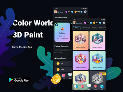 game app color design icon illustration ui ux