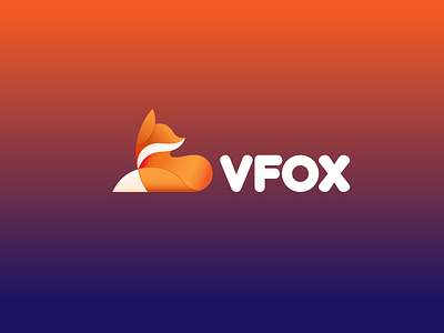 vFox TV Logo design fox fox logo iptv logodesign