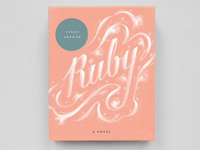 Book Cover book cover cursive custom typography decorative fancy feminine hand lettering ornate peach script