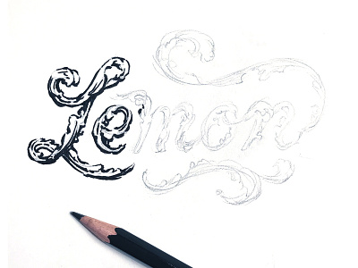 Lettering cursive hand lettering hand-lettering sketch typography