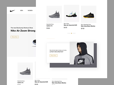 Nike Website - 2