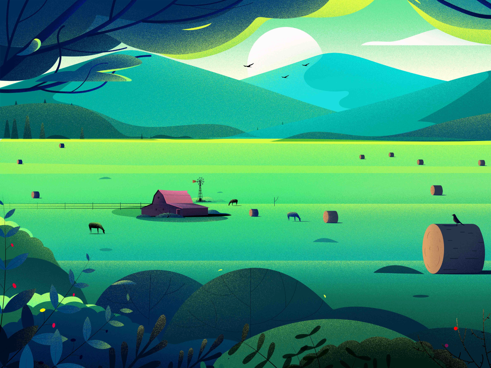 Farm by Febin Raj for Fireart Studio on Dribbble