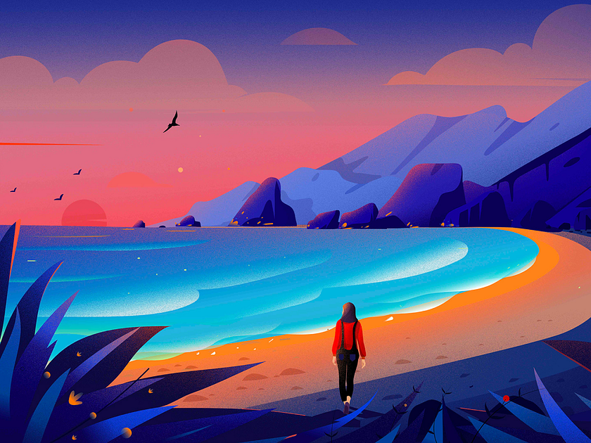 Coastal by Febin_Raj on Dribbble