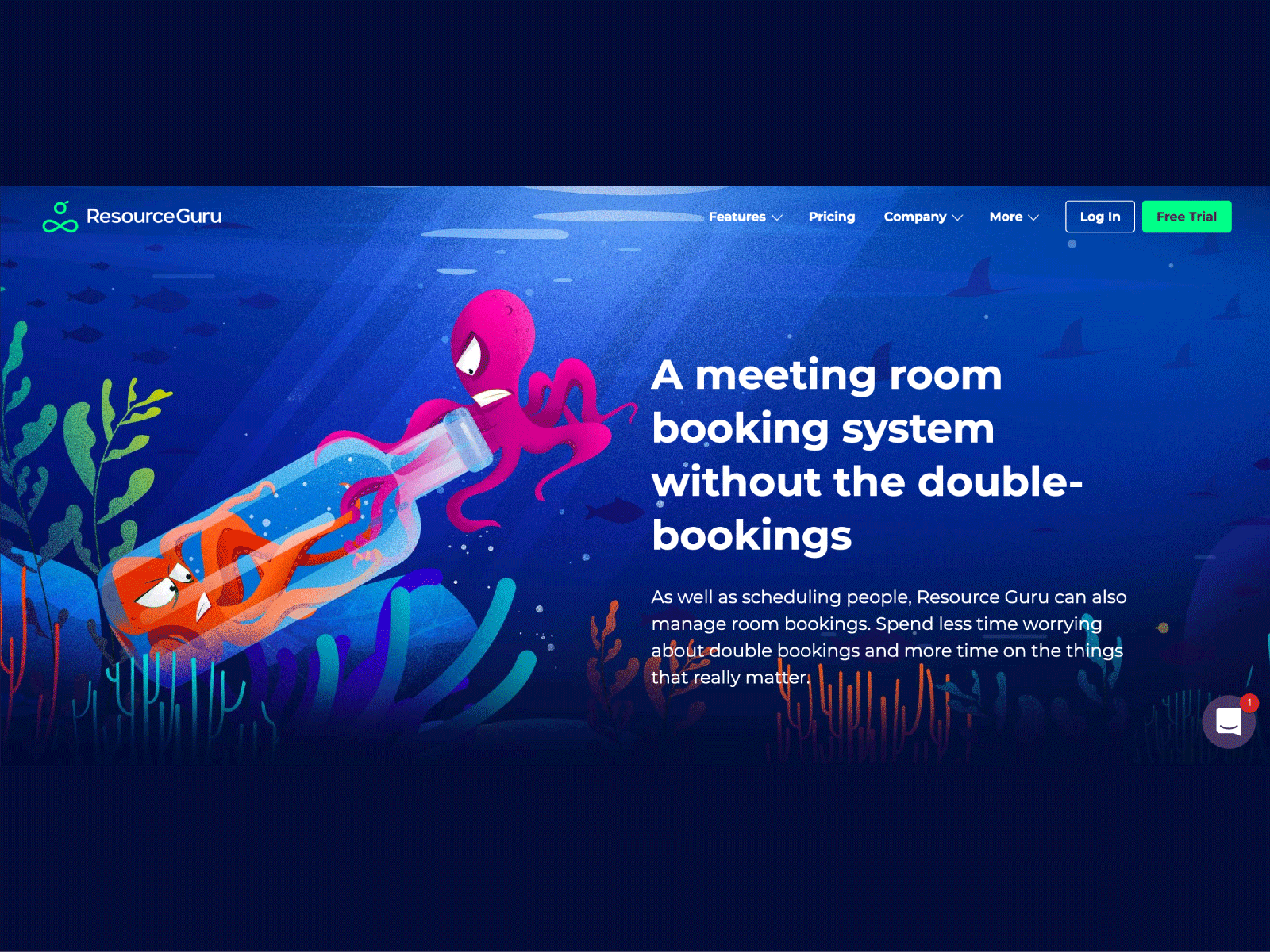 Underwater booking corels fish illustration light meeting room octopus sea underwater water