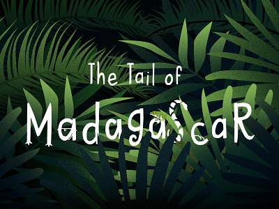 The Tale of Madagascar art chester zoo. evening forest hill illustration illustrations landscape lemur light madagascar nature project tail tree vector video über