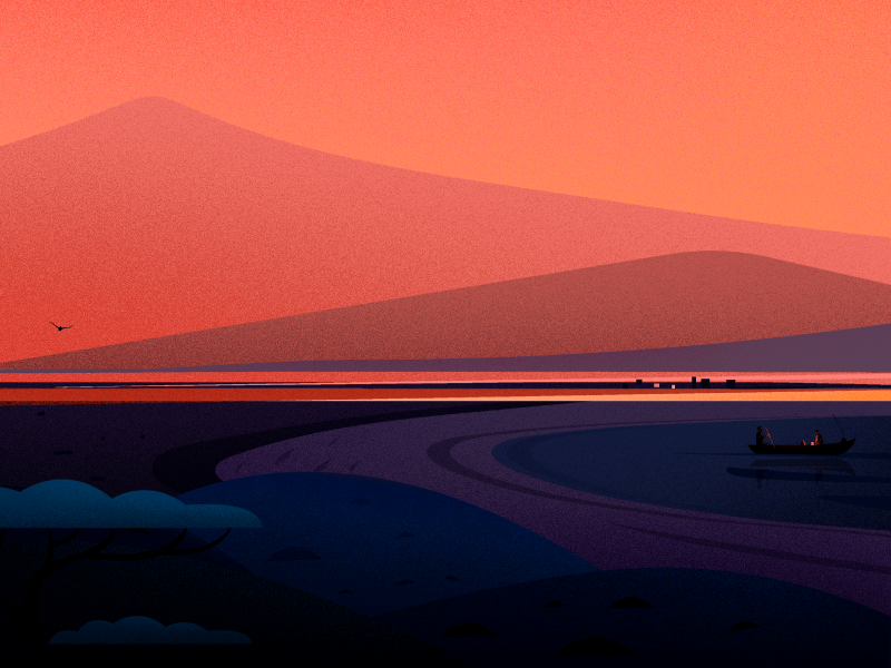 Evening by Febin Raj on Dribbble