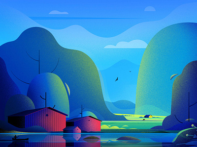 Nature by Febin_Raj for Fireart Studio on Dribbble