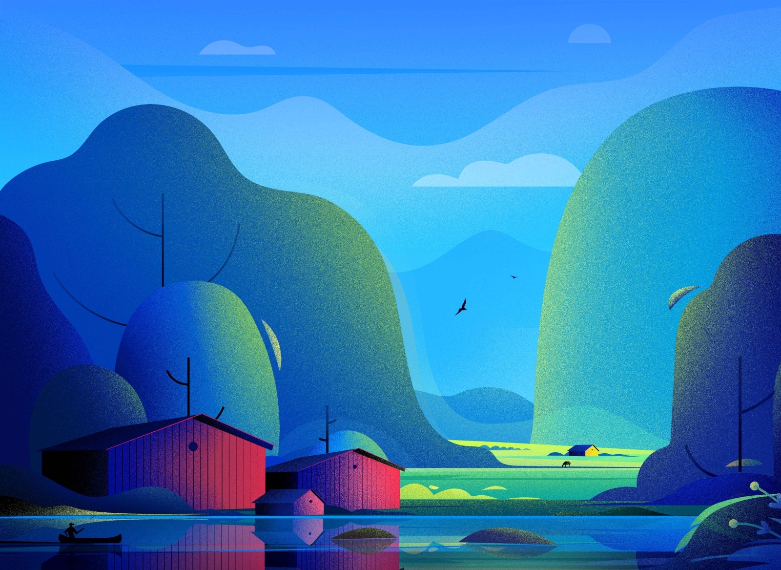 Nature by Febin Raj for Fireart Studio on Dribbble