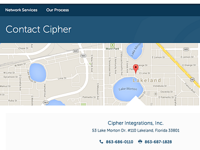 Cipher Integrations Website