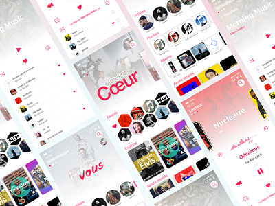 Apple Music redesign app flat design ios app itunes music music app music player redesign ui ui ux design