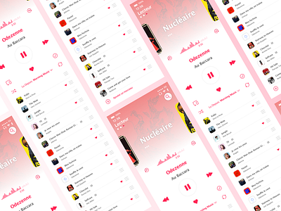 Apple Music Player app ios app music music app music player odezenne redesign ui ui ux design ux