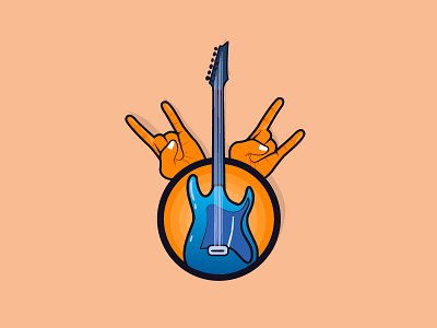 Music Festival Sticker edm hands illustration illustrator jazz mini music rock sticker