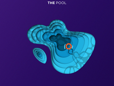 The Pool blue creative illustration illustrator pool ui ux vector water