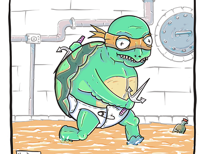 Raphaelo junior baby turtle ninja ninjaturtles teenagemutantninjaturtles