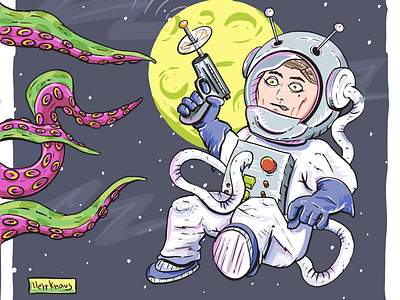 Astroman in Color alien astroman monster space