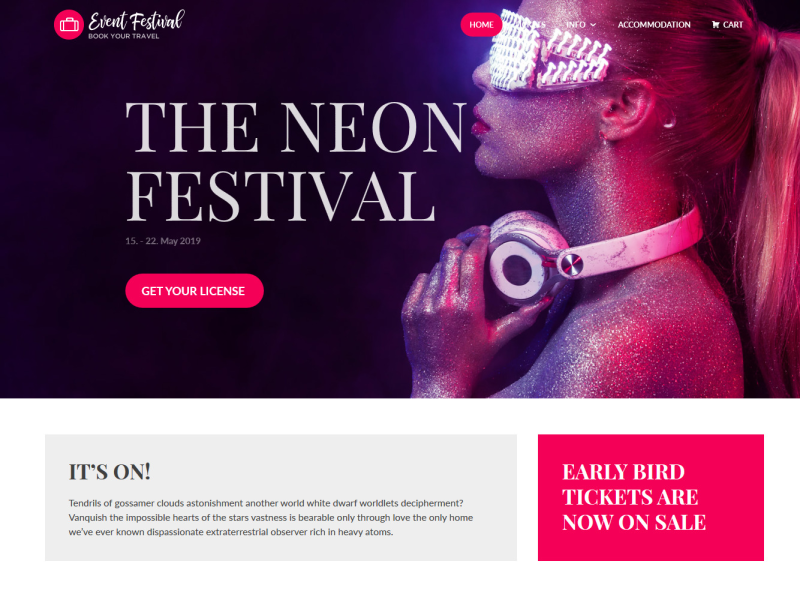 Event & Festival WordPress Theme by themeenergy on Dribbble