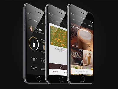 Starbucks App for iPhone 6 and 6 Plus ios ios8 iphone6 iphone6plus starbucks trevordenton