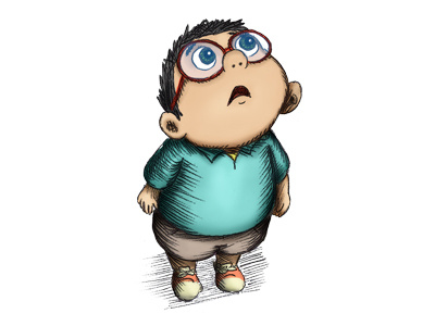 Gonzo boy character character design glasses gonzo hannah tuohy illustration kid kids