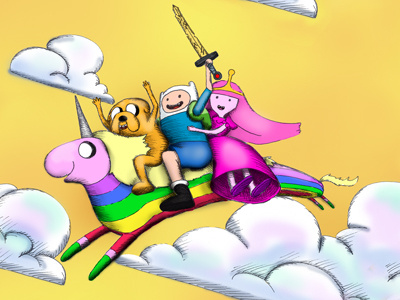 Adventure Time Fan Art adventure time fan art finn illustration jake