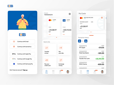 [Figma Link] CIB Mobile Banking App - Redesigned!