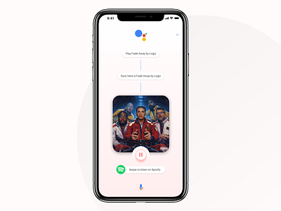 Music from Google Assistant alexa artificial assistant google intelligence ios iphone logic music player siri spotify