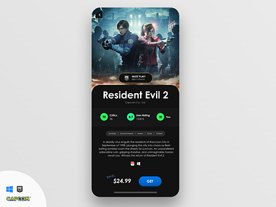 Epic Games Store - Resident Evil 2! 2019 capcom epic game games madewithxd resident resident evil store